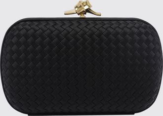 Bottega Veneta Clutch Knot in raso di seta intrecciato con chiusura a nodo