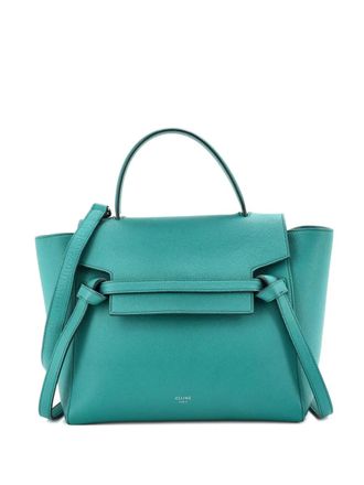 Celine Belt Bag Textured Leather Nano shoulder bag - Green