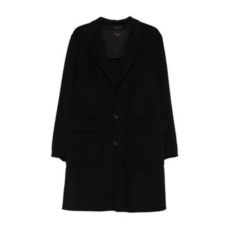 Palt&ograve; Hombre, Abrigos, Negro, Talla: L