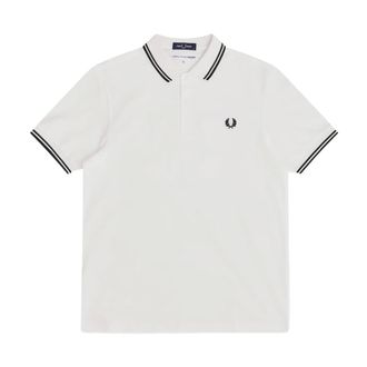 Comme Des Gar&ccedil;ons Tops, Heren, Wit, M, Katoen, Strong Will Polo Shirt