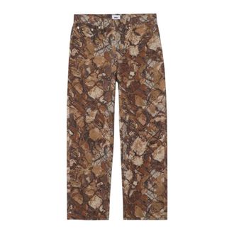Obey Baggy Denim Broek met Realtree Motief - Heren - Straight fit broeken - Veelkleurig - S - Denim - Broeken