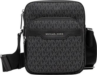 Michael Kors Hudson Heuptas - Heren - Schoudertassen - Zwart - ONE Size - Leer - Tassen