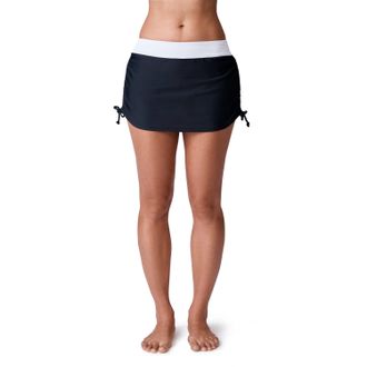 Free Country Womens Side Shirred Swim Skirt