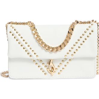 Rebecca Minkoff V Studded Wallet on a Chain Crossbody Bag in White at Nordstrom Rack