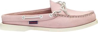 Sebago Womens/Ladies Nubuck Clogs (Chiffon Pink) - Light Pink - Size UK 3.5
