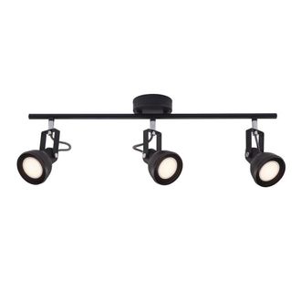 Nordlux L&aacute;mpara regleta de focos para techos negro con 3 luces orientables