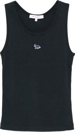Maison Kitsun&eacute; Ribbed Emblem Tank Top