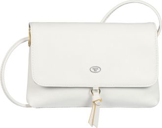 Tom Tailor Umh&auml;ngetasche TOM TAILOR Luna, Damen, Gr. B/H/T: 21cm x 13cm x 5cm, weiss (wei&szlig;), Polyurethan, Polyurethan (PU), clean, gepflegt, unifarben, Taschen U