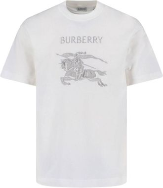 Burberry White Logo T-Shirt