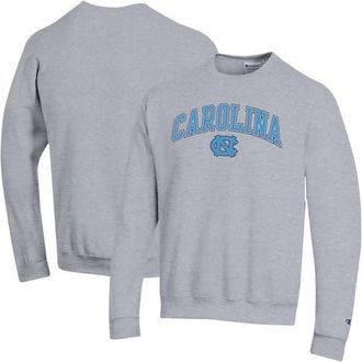 Champion Mens Champion Heather Gray North Carolina Tar Heels Arch Over Logo Pullover Sweatshirt at Nordstrom, Size Xx-Large