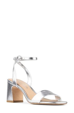 Donald J Pliner Ankle Strap Sandal in Silver at Nordstrom, Size 8.5