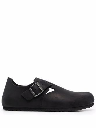 Birkenstock buckle-fastening monk shoes - men - Rubber/Polyurethane/Polyurethane - 42 Regular - Black