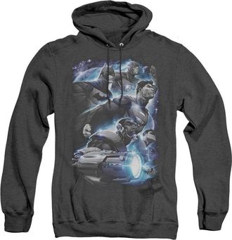 Gildan Justice League of America Atmospheric Adult Heather Hoodie / Hooded Sweatshirt