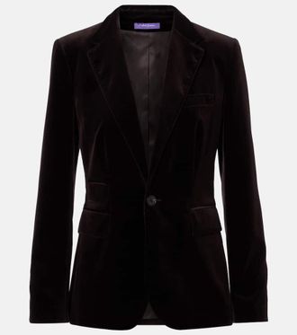 Ralph Lauren Collection Cotton-blend velvet blazer