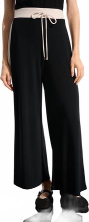 Joseph Ribkoff High-Waisted Wide-Leg Trousers In Black