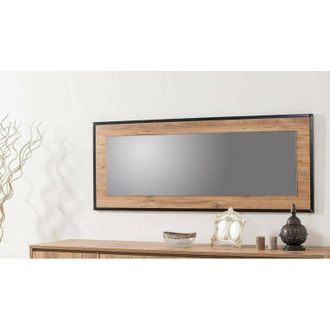 Dmora Espejo Piaggine, Forma Rectangular, 1.5x60h Cm Marr&oacute;n Roble