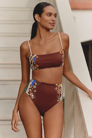 Alemais Maroc High-Rise Bikini Bottoms