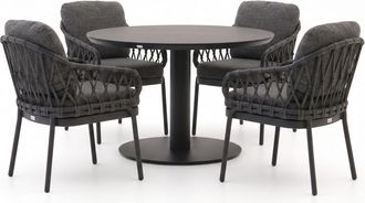 Tierra Outdoor Natal/La Fonte &oslash;120cm dining tuinset 5-delig
