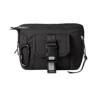 A.P.C. Trek Belt Bag - male - A.P.C. - Cross Body Bags - Black - ONE SIZE - Bags