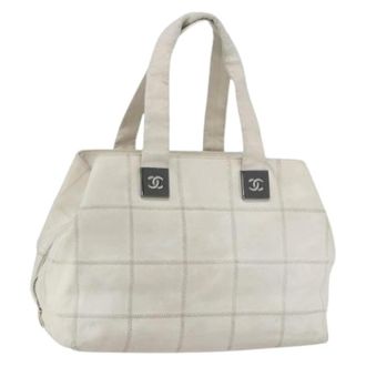 Chanel Pre-owned Handbags, female, White, Size: ONE SIZE Pre-owned Hand Bag