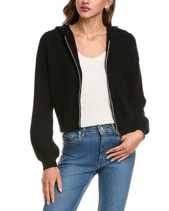 Alberta Ferretti Philosophy Waffle Knit Cashmere Jacket