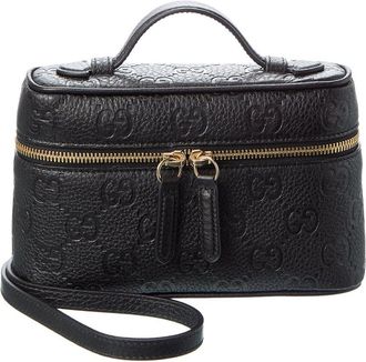 Gucci GG Emblem Super Mini Leather Bag