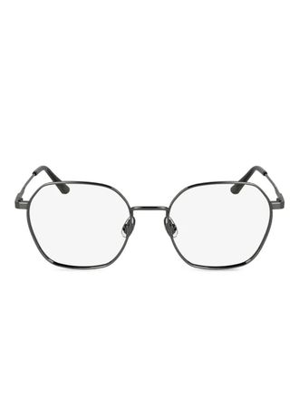 Calvin Klein geometric-frame glasses - Grey