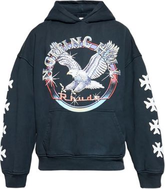 Rhude Nottinh Hill eagle T-shirt - Black