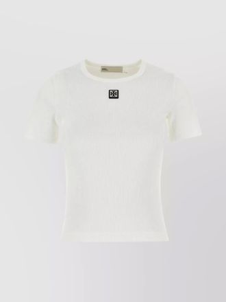 Tory Burch cotton crew neck t-shirt with short sleeves