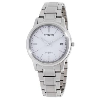 Citizen Eco-Drive White Dial Ladies Watch FE6018-58A