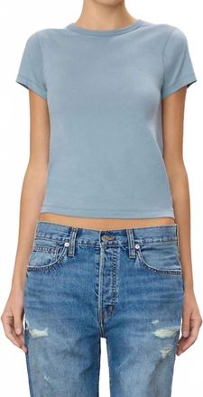 &Eacute;terne Fitted Crewneck Tee In Slate