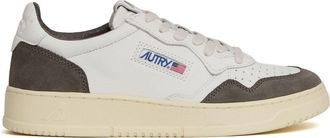 Autry Medalist Low Sneakers In White Leather
