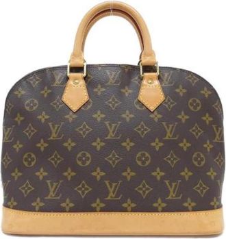Louis Vuitton Pre-owned Alma Monogram Handbag - Dames - Vintage Handtas - Bruin - ONE Size - Vintage