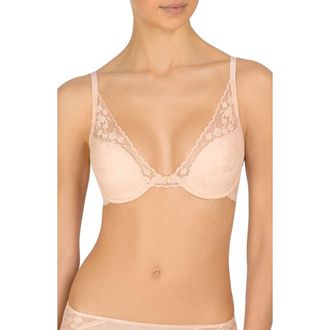 Natori Cherry Blossom Convertible Underwire Bra in Cameo Rose at Nordstrom, Size 30Ddd
