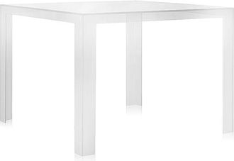 Kartell Invisible Esstisch, 100 x 100 cm, glasklar