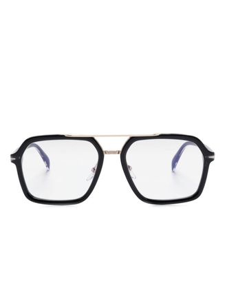 Eyewear by David Beckham pilot-frame glasses - Black