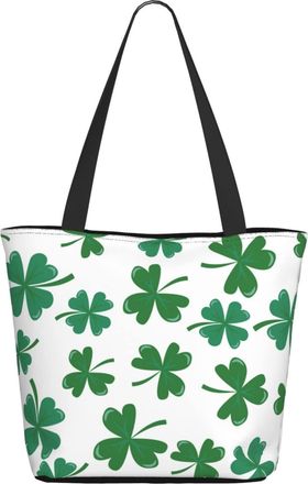 AOOEDM St. PatrickS Day Clovering Ladies Shopping Bag 13x11x7in.The Perfect ValentineS Day Gift.It Is The Best ValentineS Day Gift For Mom, Daughter, Wife,Et