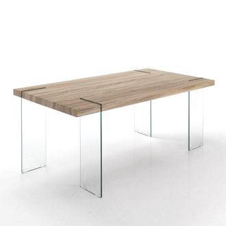 Oresteluchetta Oresteluchetta - Mesa Efecto Madera Acabado Roble Cm. Al.75 X P.90 X L.180