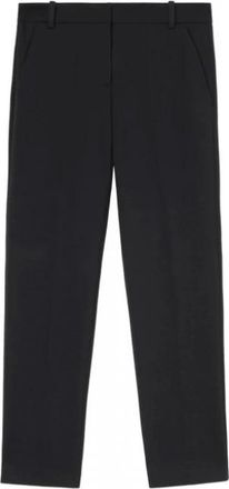 Pinko Pinko, Dames, Broeken, Zwart, Maat: 2XS Leer