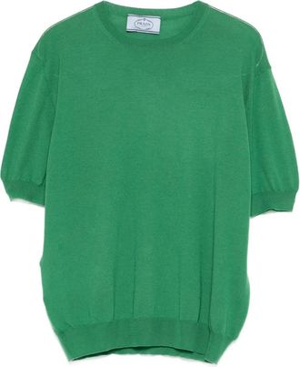 Prada T-shirt girocollo - Verde