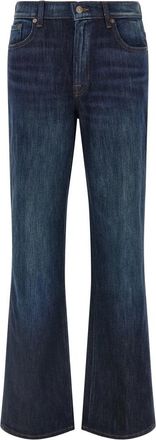 7 For All Mankind Stovepipe Jeans - Dames - Flared Jeans - Blauw - W28 - Katoen - Jeans