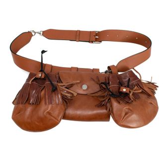 J.W.Anderson Tan Leather Multi Pocket Cross Body Bag