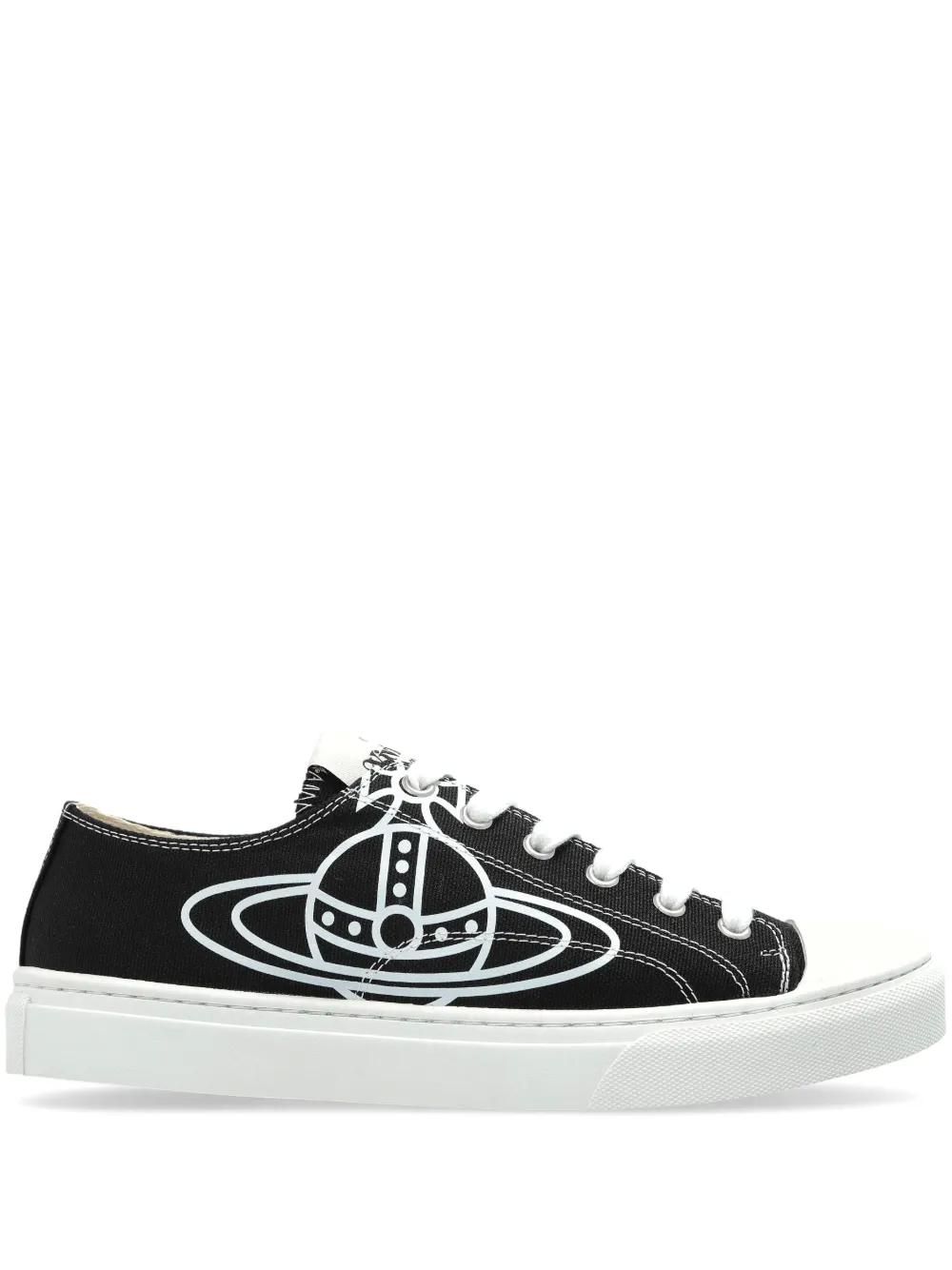 スニーカー Vivienne Westwood Women's Low Top Sneakers Pink 75020005WW00 Vivienne Westwood Low Top Plimsoll Sneakers in Black | Lyst UK