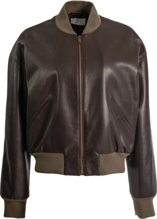 The Row Bomber con colletto a coste - Marrone