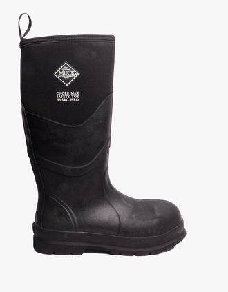 The Original Muck Boot Company s CHORE MAX S5 Unisex Rubber Safety Wellington Boots Black - Size: 12/12