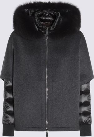 Moorer Coats Blacks And Greys-Donna