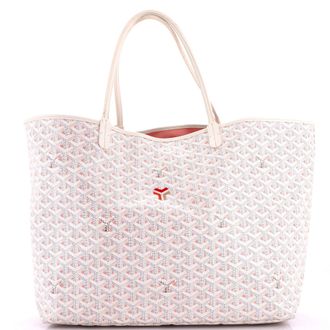 Goyard Saint Louis Tote Claire Voie Coated Canvas GM
