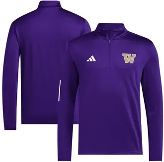adidas Mens adidas Purple Washington Huskies Half-Zip Golf Jacket at Nordstrom, Size Xxx-Large