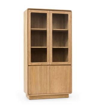 Moycor Vitrina teca beige alt. 190 cm