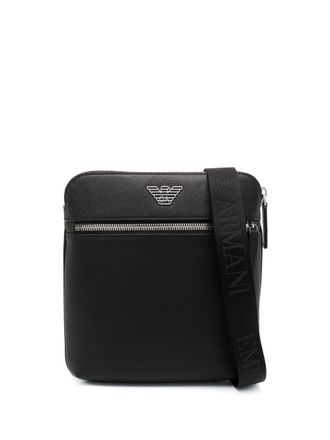 Emporio Armani Faux Leder Crossbody Tasche